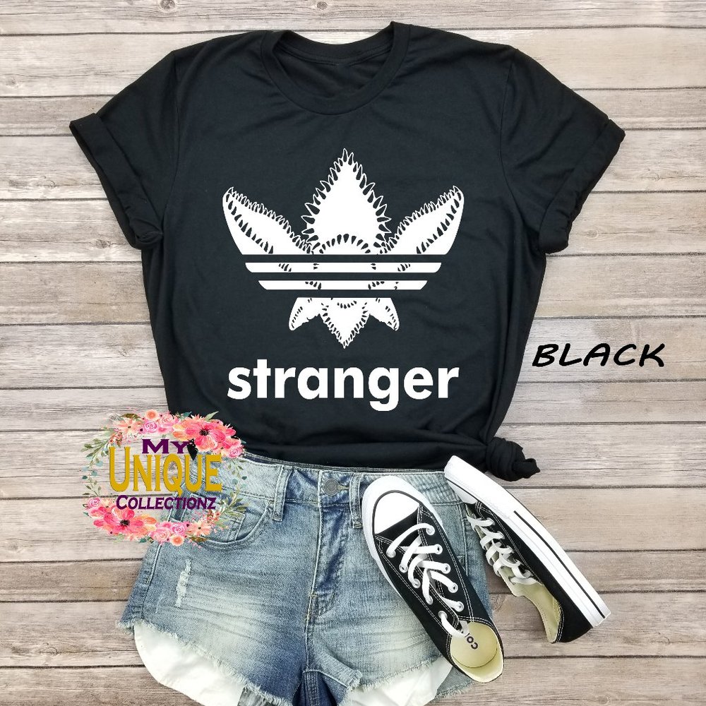 Stranger Things Shirt, Demogorgon Shirt, Adidas